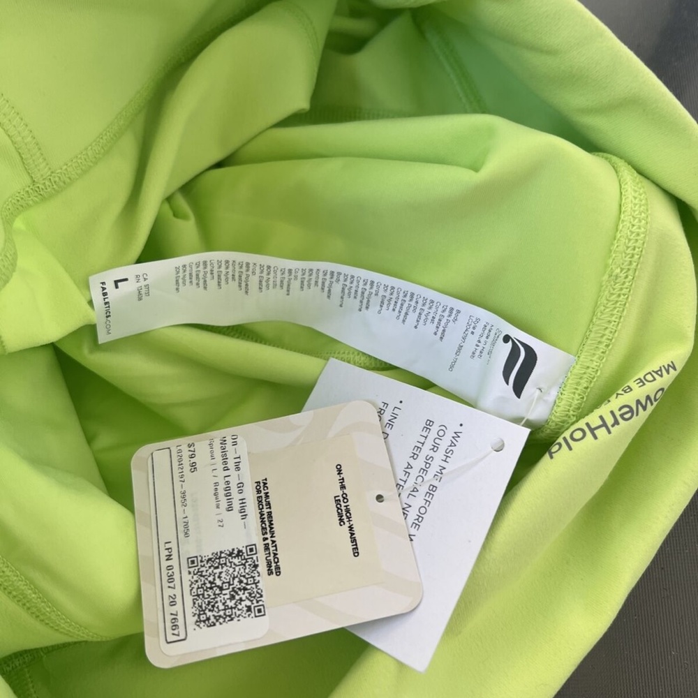 Nwt! Fabletics On-The-Go Powerhold High Waisted C… - image 3